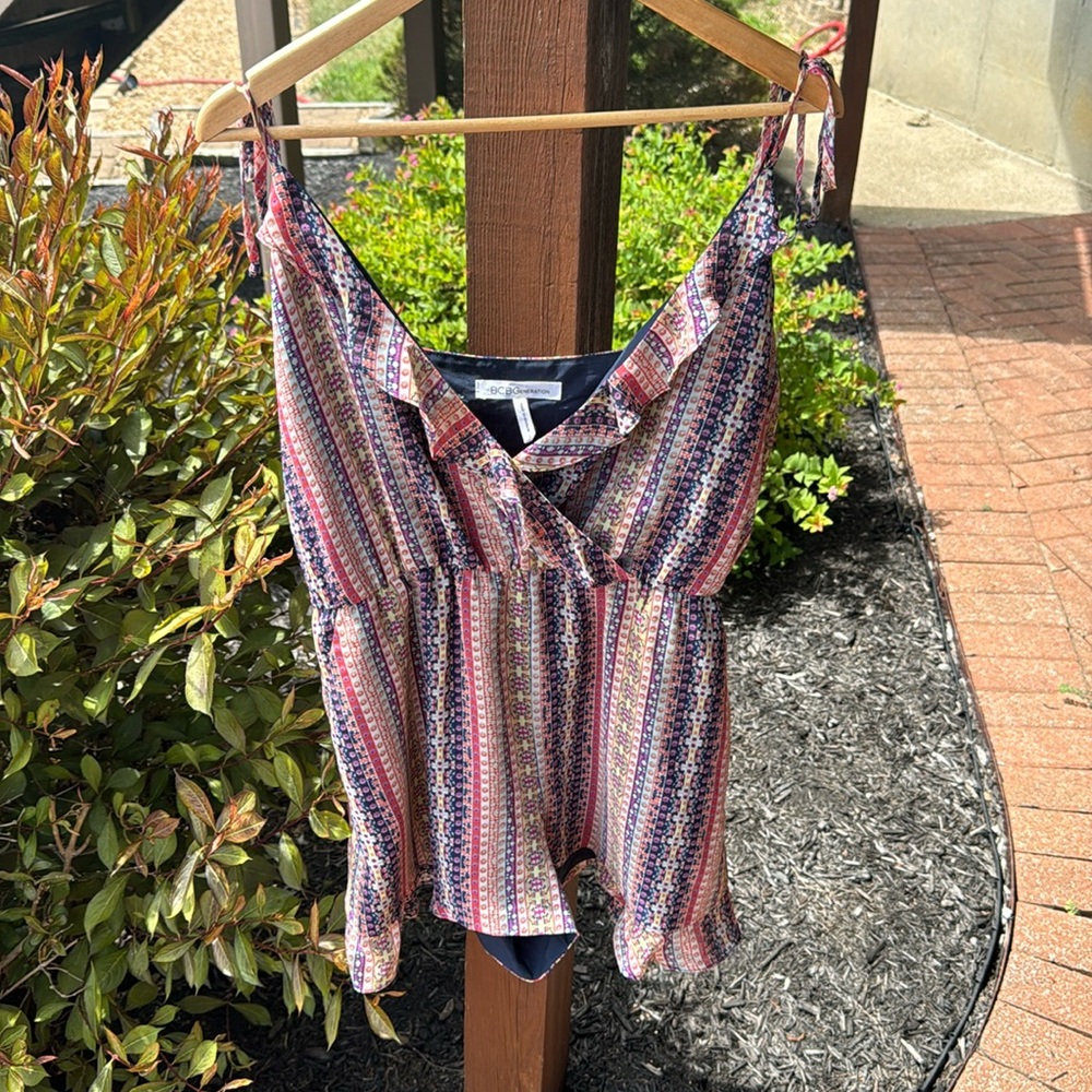 BCBGeneration Printed Romper